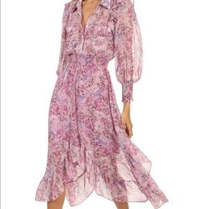 Miss Los Angeles Kayia dress in lilac floral